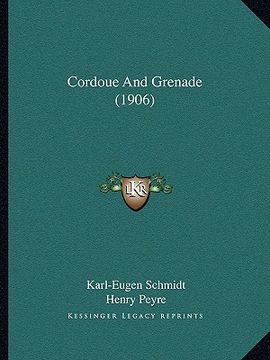 portada cordoue and grenade (1906) (en Inglés)