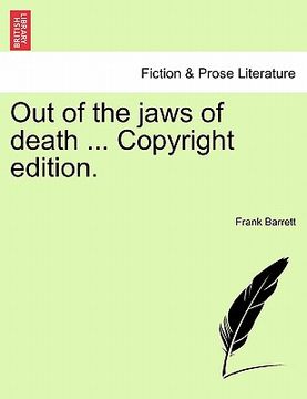 portada out of the jaws of death ... copyright edition. (en Inglés)