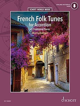 portada French Folk Tunes for Accordion - 45 Traditional Pieces (Book/Online Media) (en Inglés)