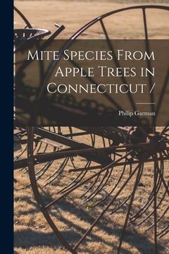 portada Mite Species From Apple Trees in Connecticut / (en Inglés)