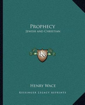 portada prophecy: jewish and christian (in English)