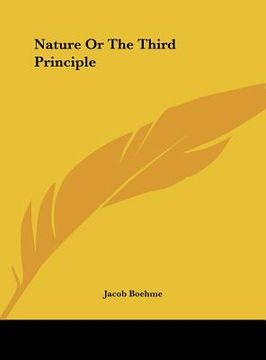 portada nature or the third principle (en Inglés)