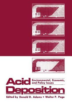 portada Acid Deposition: Environmental, Economic, and Policy Issues (en Inglés)