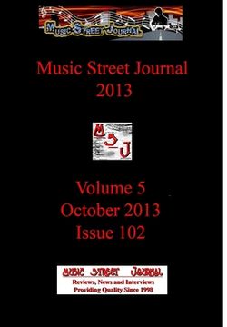 portada Music Street Journal 2013: Volume 5 - October 2013 - Issue 102 Hardcover Edition (in English)