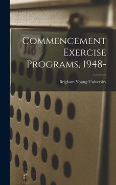 portada Commencement Exercise Programs, 1948- (in English)