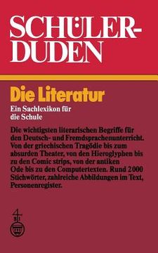 portada Schülerduden: Die Literatur (en Inglés)