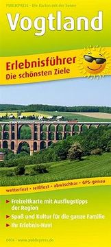 portada Vogtland: Erlebnisführer mit Informationen zu Freizeiteinrichtungen auf der Kartenrückseite, Wetterfest, Reißfest, Abwischbar, Gps-Genau. 1: 110000 (Erlebnisführer: Ef)