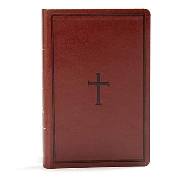 portada Kjv Large Print Personal Size Reference Bible, Brown Leathertouch Indexed 