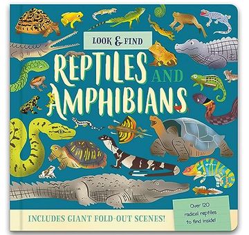 portada Look and Find Reptiles & Amphibians (en Inglés)