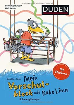 portada Mein Vorschulblock mit Rabe Linus (1) - Schwungübungen (en Alemán)