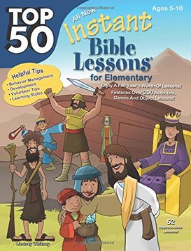 portada Top 50 Instant Bible Lessons for Elementary (en Inglés)
