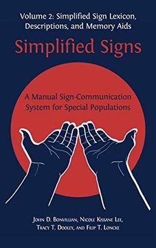 portada Simplified Signs: A Manual Sign-Communication System for Special Populations, Volume 2 (in English)
