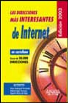 portada Las Direcciones mas Interesantes de Internet en Castellano (Ed. 2 003) (Incluye un Porta-Cd s)