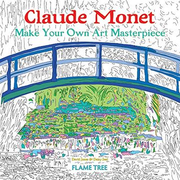 portada Claude Monet (Art Coloring Book): Make Your own art Masterpiece 