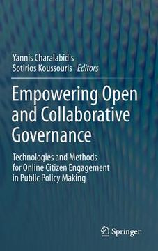portada empowering open and collaborative governance (en Inglés)