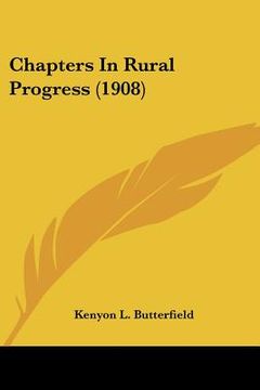 portada chapters in rural progress (1908)
