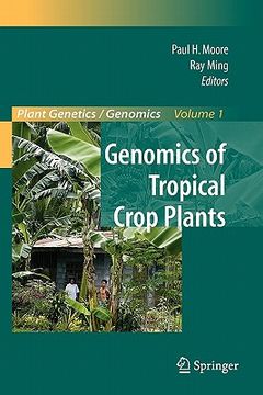 portada genomics of tropical crop plants (en Inglés)
