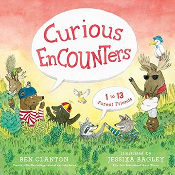 portada Curious Encounters: 1 to 13 Forest Friends (in English)