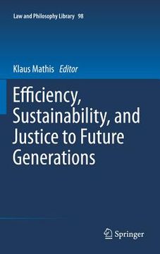 portada efficiency, sustainability, and justice to future generations