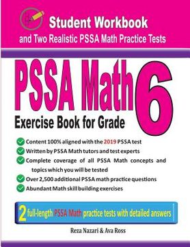 portada Pssa Math Exercise Book for Grade 6: Student Workbook and Two Realistic Pssa Math Tests (en Inglés)