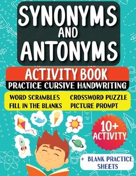 portada Synonyms and Antonyms: Activity Book For New English Learners (ESL & Homeschooling Workbook) (in English)