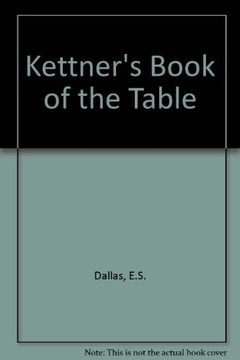 portada Kettner's Book of the Table (en Inglés)