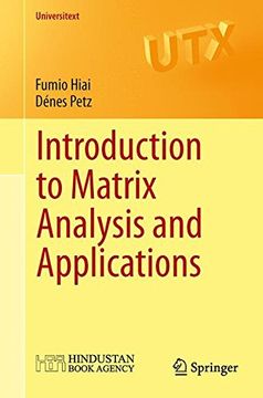 portada Introduction to Matrix Analysis and Applications (Universitext)