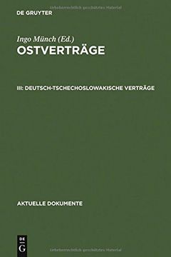 portada Deutsch-tschechoslowakische Verträge (Aktuelle Dokumente) (German Edition)