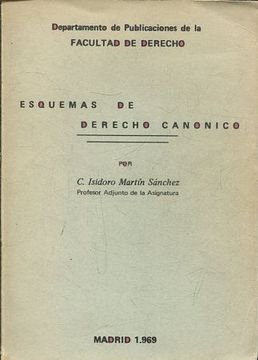 portada ESQUEMAS DE DERECHO CANONICO.