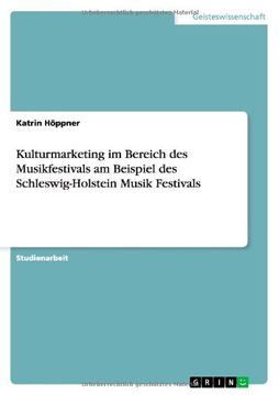 portada Kulturmarketing im Bereich des Musikfestivals am Beispiel des Schleswig-Holstein Musik Festivals