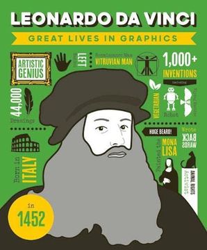 portada Great Lives in Graphics: Leonardo Da Vinci (in English)