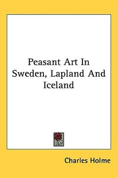 portada peasant art in sweden, lapland and iceland (en Inglés)