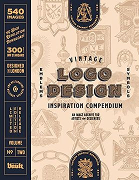 portada Vintage Logo Design Inspiration Compendium: An Image Archive for Artists and Designers Volume. 2 (in English)