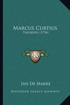 portada Marcus Curtius: Treurspel (1734)