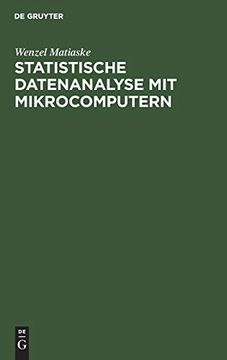 portada Statistische Datenanalyse mit Mikrocomputern: Einführung in P-Stat und Spss (en Alemán)