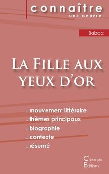 portada Fiche de lecture La Fille aux yeux d'or de Balzac (Analyse littéraire de référence et résumé complet) (en Francés)