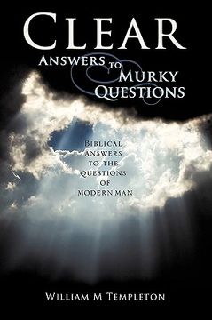 portada clear answers to murky questions (en Inglés)