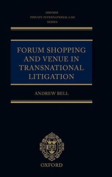 portada Forum Shopping and Venue in Transnational Litigation (Oxford Private International law Series) (en Inglés)