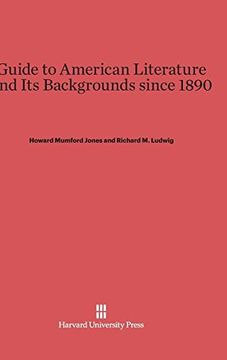 portada Guide to American Literature and Its Backgrounds since 1890