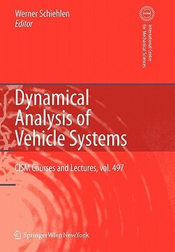 portada dynamical analysis of vehicle systems: theoretical foundations and advanced applications (in English)