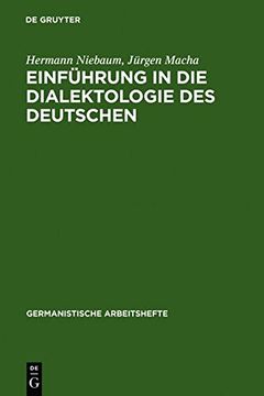 portada einfuhrung in die dialektologie des deutschen (en Inglés)