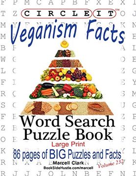 portada Circle it, Veganism Facts, Word Search, Puzzle Book (en Inglés)