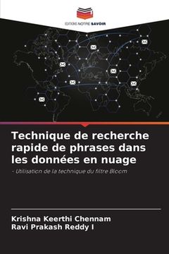 portada Technique de recherche rapide de phrases dans les données en nuage (en Francés)