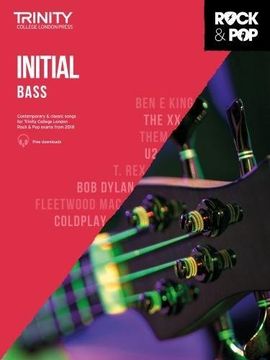 portada Trinity College London Rock & pop 2018 Bass Initial Grade (Trinity Rock & Pop) (en Inglés)