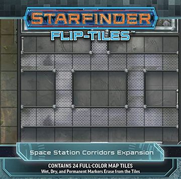 portada Paizo Starfinder Flip-Tiles: Space Station Corridors Expansion Set