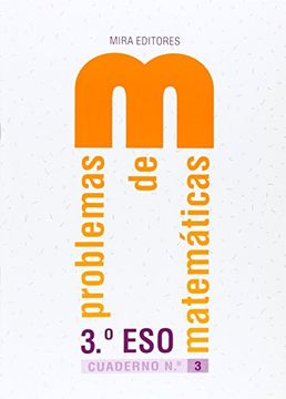 portada Matemáticas, 3 ESO. Problemas. Cuaderno 3 (Paperback) (in Spanish)