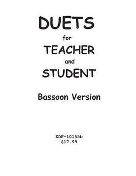 portada Duets for Teacher and Student: Bassoon Version (en Inglés)