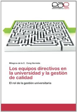 portada Los equipos directivos en la universidad y la gestión de calidad: El rol de la gestión universitaria