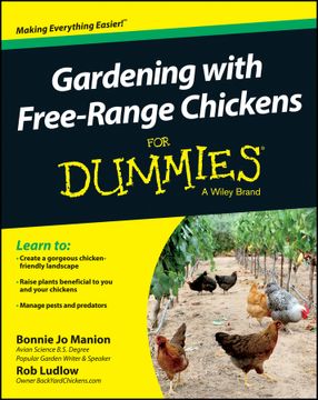 portada gardening with free-range chickens for dummies (en Inglés)