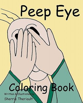 portada peep eye coloring book (in English)